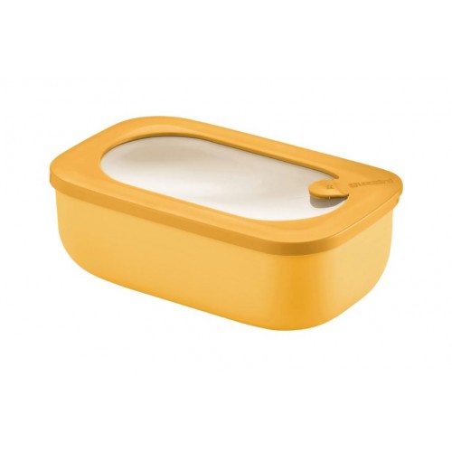 Indas maisto laikymui Guzzini Eco STORE&MORE, geltonos sp., 900 ml