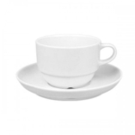 Puodelis espresso kavai su lėkštute DELTA, 90 ml