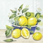 Servetėlės IHR LEMON IN BOWL, marga, 33 x 33 cm