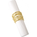 Servetėlių žiedas IHR NAPKIN RING, aukso sp., Ø4.5 cm
