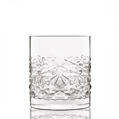 Žema stiklinė Luigi Bormioli MIXOLOGY TEXTURES, skaidrios sp., 380 ml